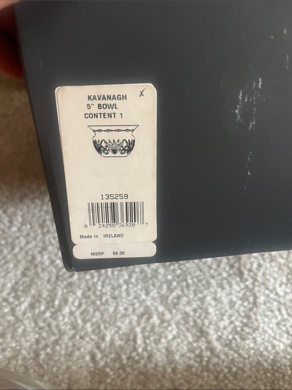 Waterford Clear Crystal Cut Glass Vase - Picture 4 of 5